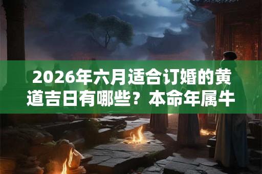 2026年六月适合订婚的黄道吉日有哪些?本命年属牛可以结婚吗? 2026年六月适合订婚的黄道吉日有哪些?本命年属牛可以结婚吗?