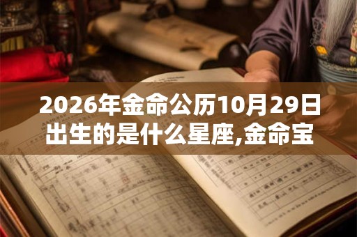 2026年金命公历10月29日出生的是什么星座,金命宝宝叫什么名字好