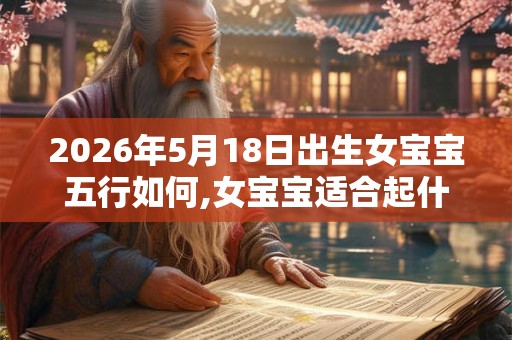 2026年5月18日出生女宝宝五行如何,女宝宝适合起什么名字