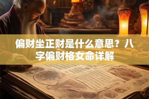 偏财坐正财是什么意思?八字偏财格女命详解 偏财坐正财是什么意思?八字偏财格女命详解