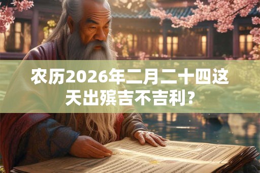 农历2026年二月二十四这天出殡吉不吉利？