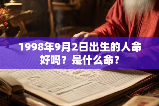 1998年9月2日出生的人命好吗?是什么命? 1998年9月2日出生的人命好吗?是什么命?