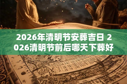 2026年清明节安葬吉日 2026清明节前后哪天下葬好