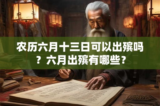 农历六月十三日可以出殡吗？六月出殡有哪些？