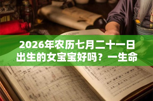 2026年农历七月二十一日出生的女宝宝好吗？一生命运分析