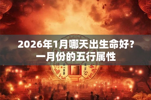 2026年1月哪天出生命好？一月份的五行属性