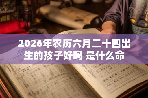 2026年农历六月二十四出生的孩子好吗 是什么命