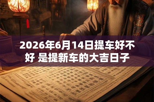2026年6月14日提车好不好 是提新车的大吉日子