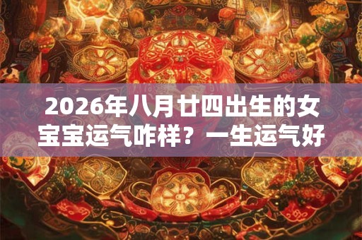 2026年八月廿四出生的女宝宝运气咋样？一生运气好不好