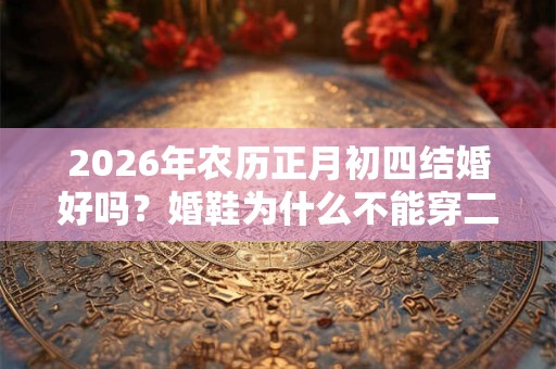2026年农历正月初四结婚好吗？婚鞋为什么不能穿二次？