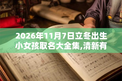 2026年11月7日立冬出生小女孩取名大全集,清新有诗意