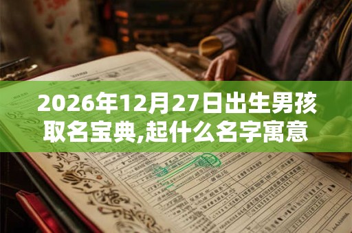 2026年12月27日出生男孩取名宝典,起什么名字寓意好 2026年12月27日出生男孩取名宝典,起什么名字寓意好