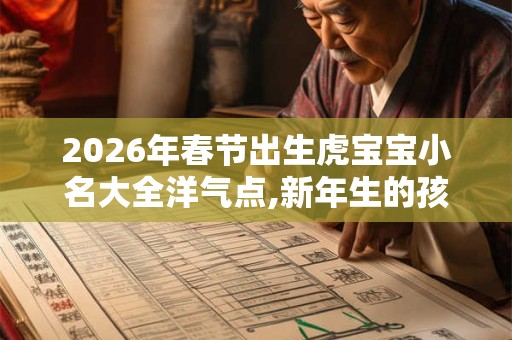 2026年春节出生虎宝宝小名大全洋气点,新年生的孩子小名怎么取