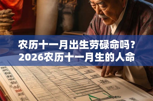 农历十一月出生劳碌命吗?2026农历十一月生的人命运如何? 农历十一月出生劳碌命吗?2026农历十一月生的人命运如何?