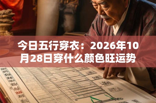 今日五行穿衣:2026年10月28日穿什么颜色旺运势 今日五行穿衣:2026年10月28日穿什么颜色旺运势