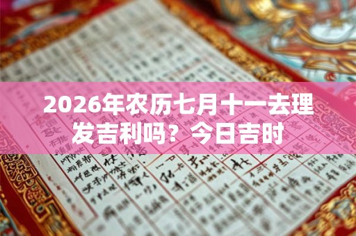 2026年农历七月十一去理发吉利吗?今日吉时 2026年农历七月十一去理发吉利吗?今日吉时
