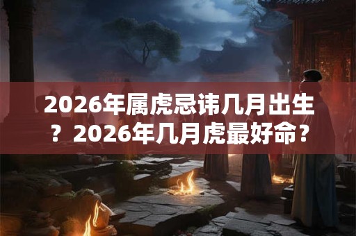 2026年属虎忌讳几月出生?2026年几月虎最好命? 2026年属虎忌讳几月出生?2026年几月虎最好命?