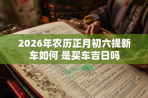 2026年农历正月初六提新车如何 是买车吉日吗