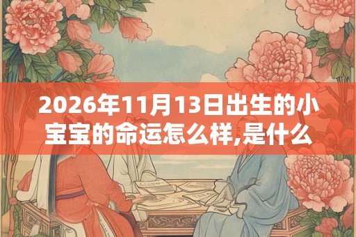 2026年11月13日出生的小宝宝的命运怎么样,是什么命? 2026年11月13日出生的小宝宝的命运怎么样,是什么命?