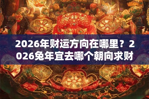 2026年财运方向在哪里?2026兔年宜去哪个朝向求财 2026年财运方向在哪里?2026兔年宜去哪个朝向求财
