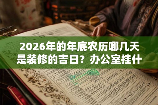 2026年的年底农历哪几天是装修的吉日？办公室挂什么画招财