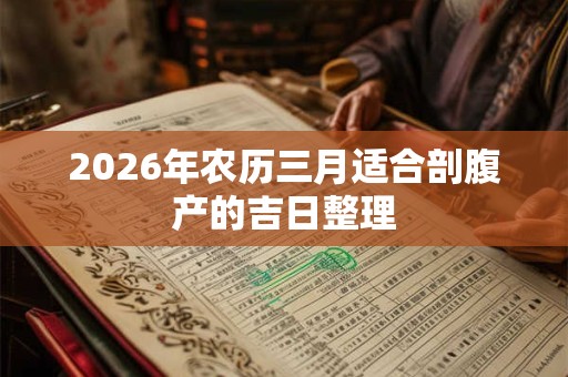 2026年农历三月适合剖腹产的吉日整理 2026年农历三月适合剖腹产的吉日整理