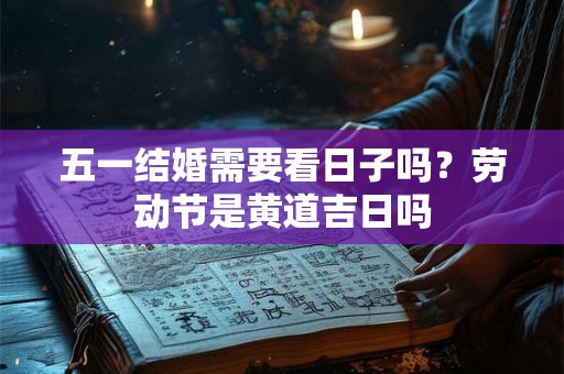 五一结婚需要看日子吗？劳动节是黄道吉日吗