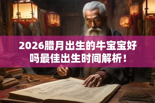 2026腊月出生的牛宝宝好吗最佳出生时间解析！