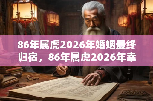 86年属虎2026年婚姻最终归宿，86年属虎2026年幸运色