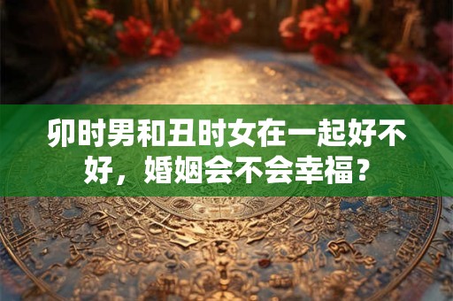 卯时男和丑时女在一起好不好，婚姻会不会幸福？