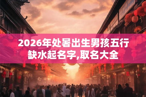 2026年处暑出生男孩五行缺水起名字,取名大全 2026年处暑出生男孩五行缺水起名字,取名大全