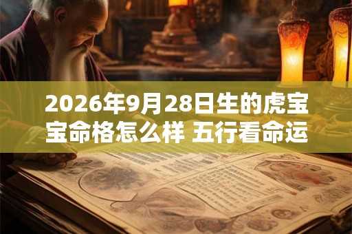 2026年9月28日生的虎宝宝命格怎么样 五行看命运 2026年9月28日生的虎宝宝命格怎么样 五行看命运