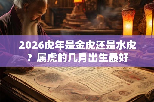 2026虎年是金虎还是水虎?属虎的几月出生最好 2026虎年是金虎还是水虎?属虎的几月出生最好