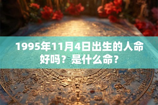 1995年11月4日出生的人命好吗？是什么命？