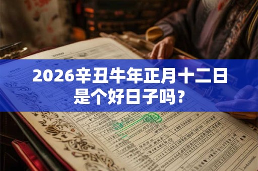 2026辛丑牛年正月十二日是个好日子吗？