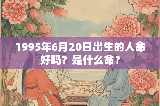1995年6月20日出生的人命好吗？是什么命？