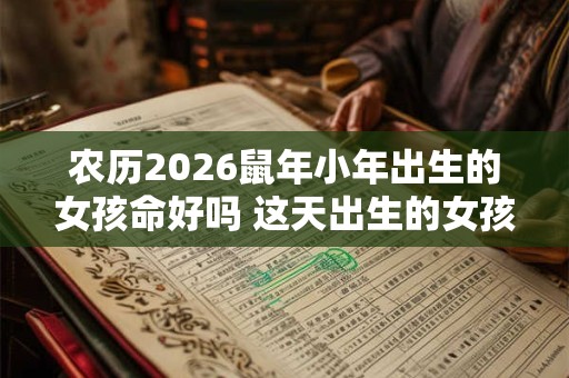 农历2026鼠年小年出生的女孩命好吗 这天出生的女孩命好