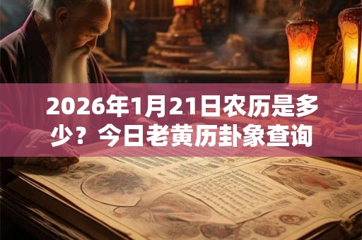 2026年1月21日农历是多少？今日老黄历卦象查询