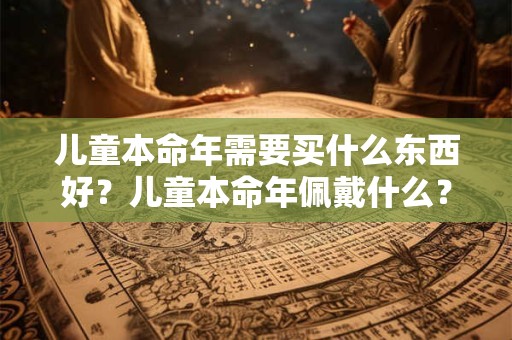 儿童本命年需要买什么东西好?儿童本命年佩戴什么? 儿童本命年需要买什么东西好?儿童本命年佩戴什么?