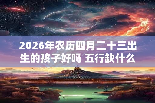 2026年农历四月二十三出生的孩子好吗 五行缺什么