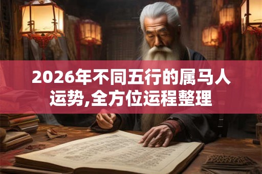 2026年不同五行的属马人运势,全方位运程整理 2026年不同五行的属马人运势,全方位运程整理
