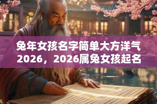 兔年女孩名字简单大方洋气2026,2026属兔女孩起名宜用字 兔年女孩名字简单大方洋气2026,2026属兔女孩起名宜用字