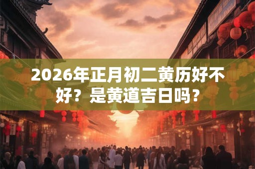 2026年正月初二黄历好不好？是黄道吉日吗？