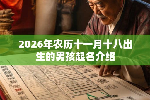 2026年农历十一月十八出生的男孩起名介绍 2026年农历十一月十八出生的男孩起名介绍