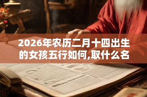2026年农历二月十四出生的女孩五行如何,取什么名字最佳 2026年农历二月十四出生的女孩五行如何,取什么名字最佳