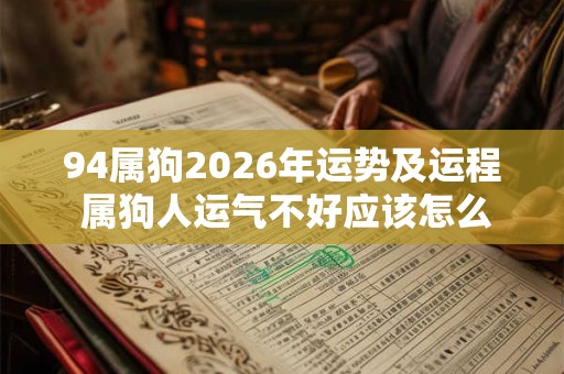 94属狗2026年运势及运程 属狗人运气不好应该怎么办