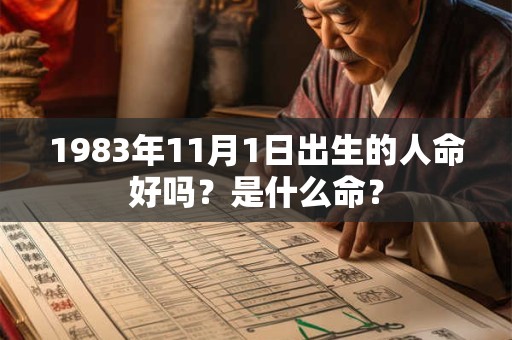1983年11月1日出生的人命好吗？是什么命？