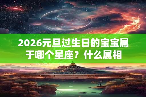2026元旦过生日的宝宝属于哪个星座？什么属相