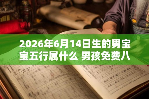 2026年6月14日生的男宝宝五行属什么 男孩免费八字起名