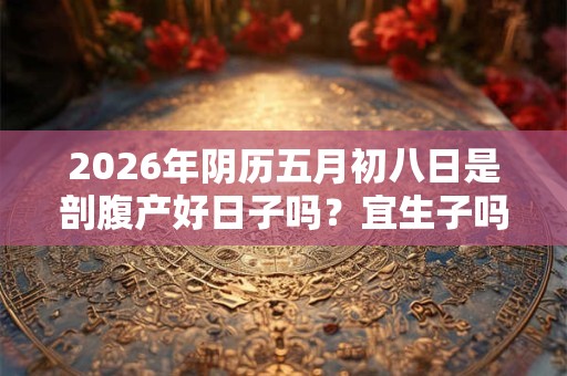 2026年阴历五月初八日是剖腹产好日子吗？宜生子吗
